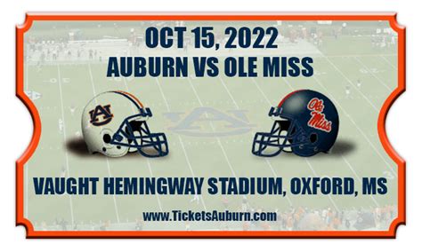 Ole miss vs auburn tickets - Visit ESPN for Ole Miss Rebels live scores, video highlights, and latest news. Find standings and the full 2023 season schedule.